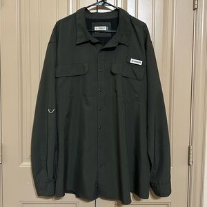 Megellan Fishing Shirt Men’s size 3XL classic fit Black